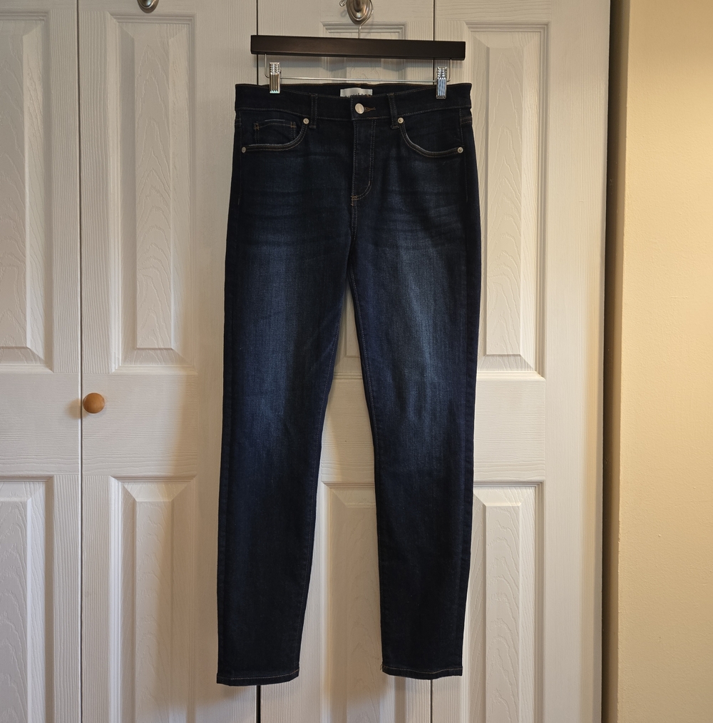 LOFT Dark Indigo Skinny Jeans